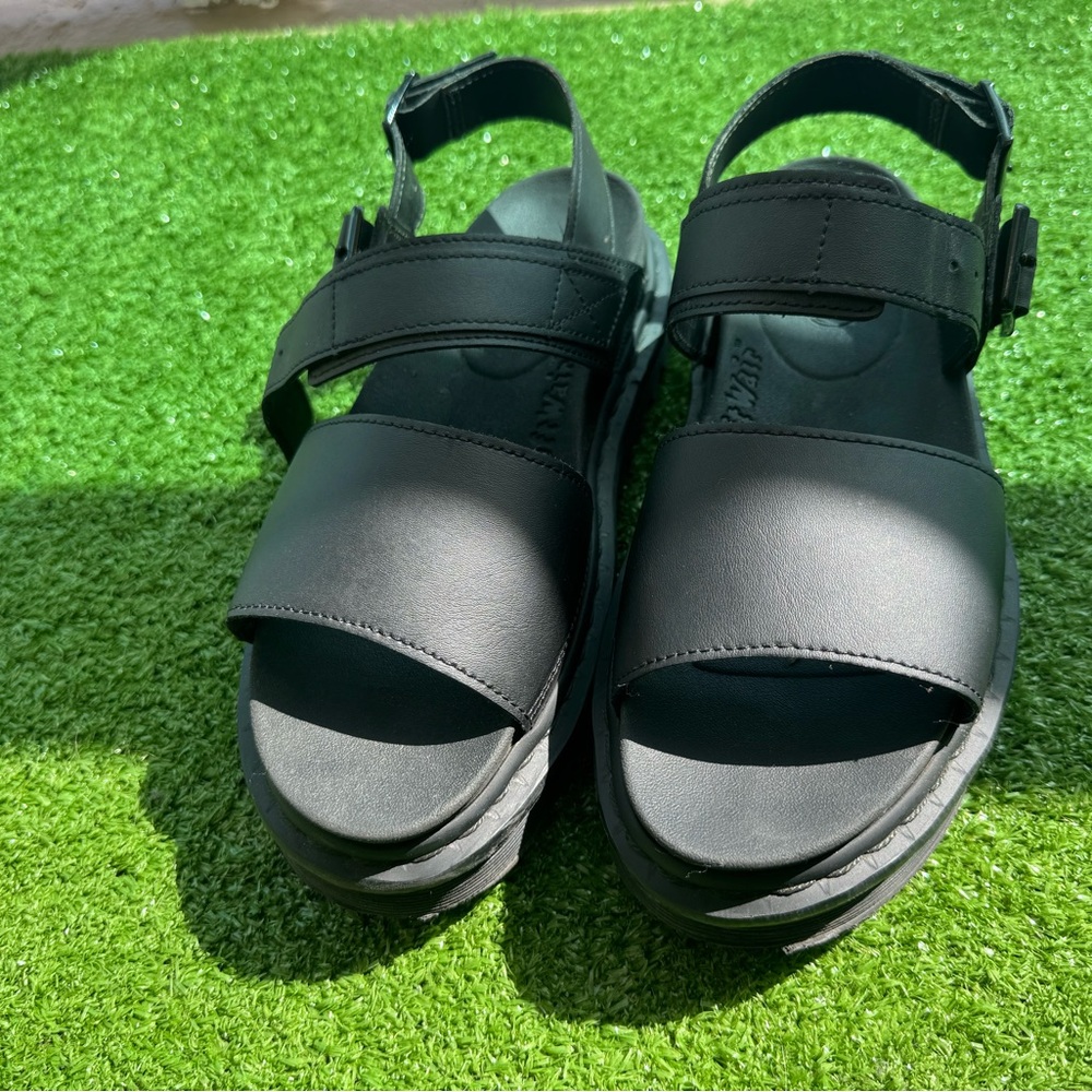 Dr. Martens Black Sandals with Buckle